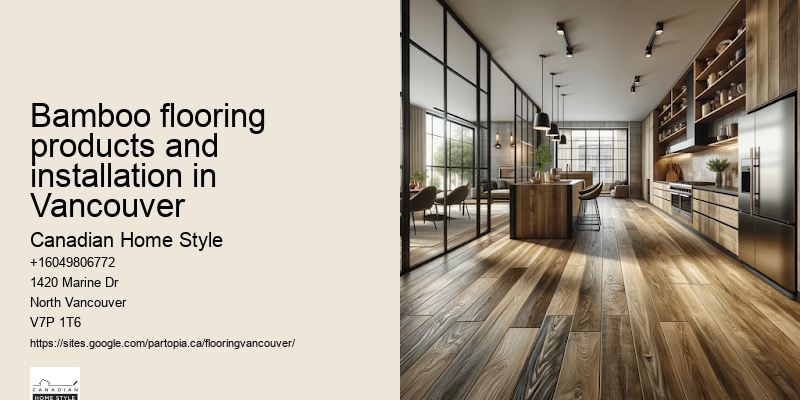 Bamboo flooring products and installation in Vancouver