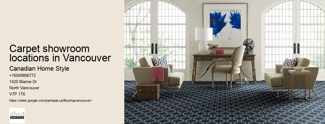 Carpet showroom locations in Vancouver