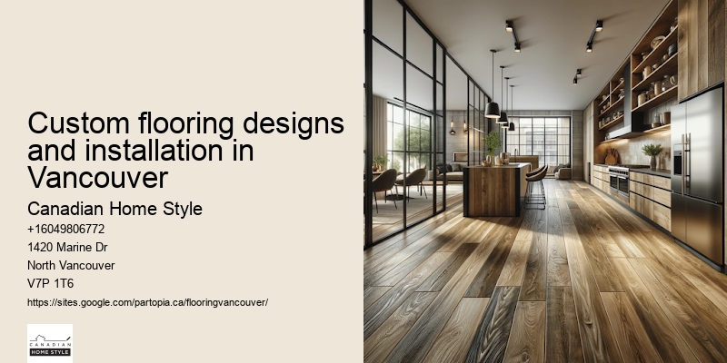 Custom flooring designs and installation in Vancouver