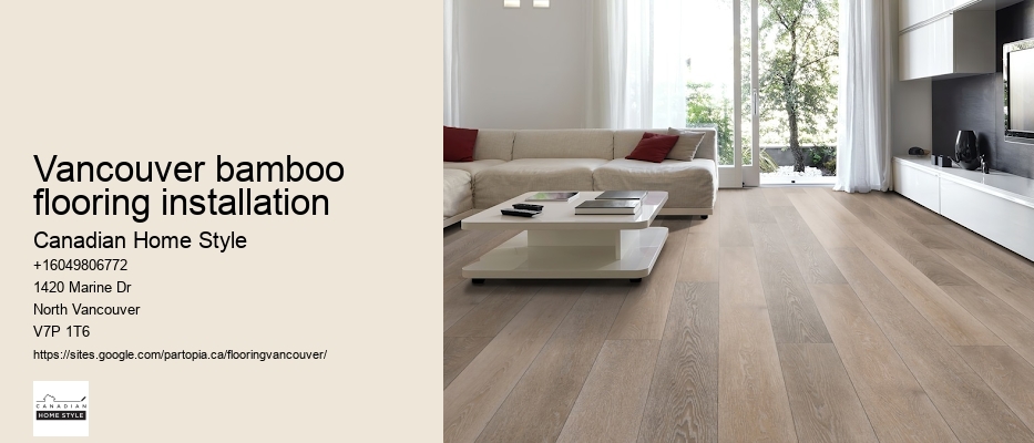 Custom Laminate Flooring Vancouver